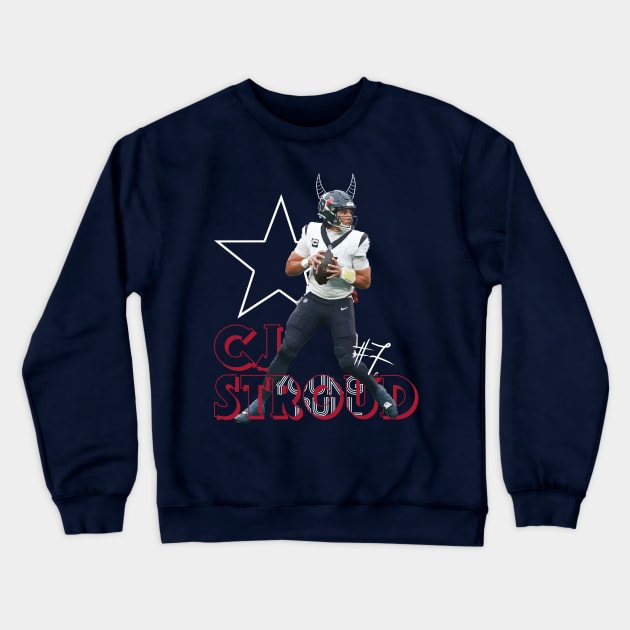 CJ Stroud Crewneck Sweatshirt by CovpaTees